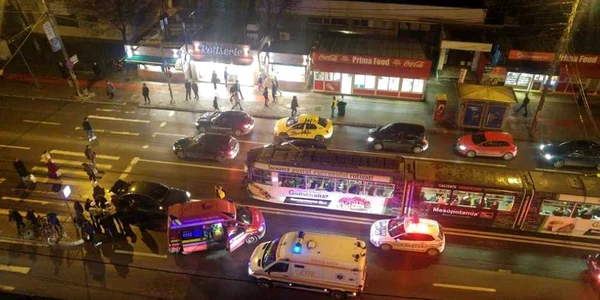 Accident pe trecerea de pietoni Iaşi FOTO Radar Oficial Iaşi 