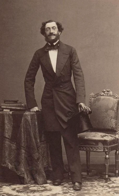 Barbu Dimitrie Știrbei, în 1861. Fotografie de Eugène Disdéri (© Wikimedia Commons)