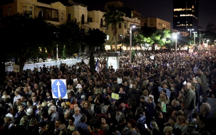 protest tel aviv sambata 2 decembrie foto AFP