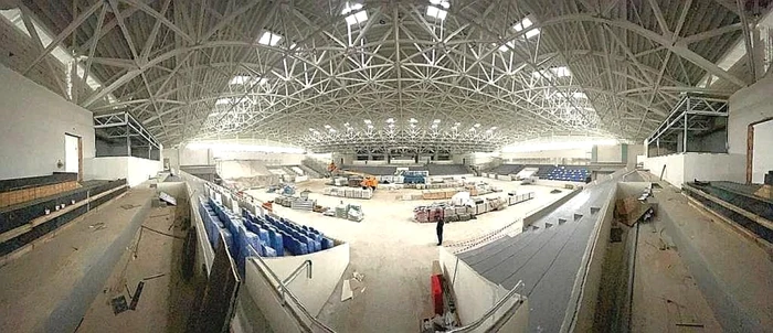 Sala Sporturilor din Mioveni va putea găzdui şi competiţii internaţionale FOTO: Primăria Mioveni