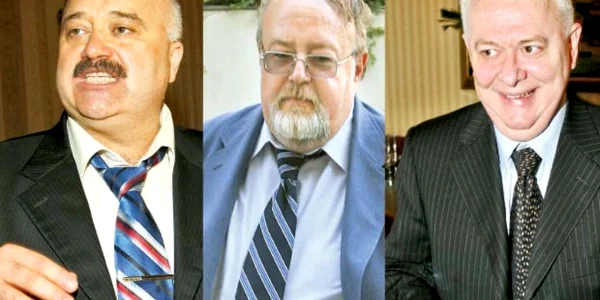 Cătălin Voicu,  senator PSD, Florin Costiniu,  fost judecător la Înalta Curte şi Viorel Hrebenciuc, deputat PSD