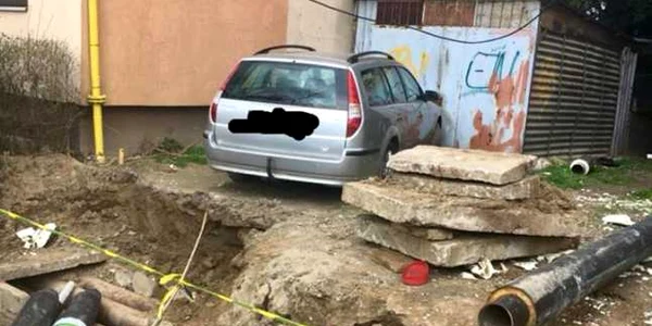 Maşină blocată