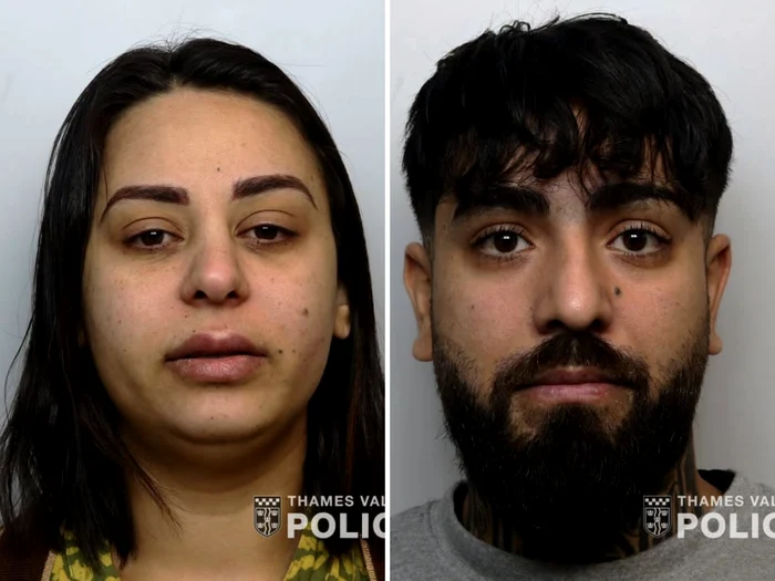 Adina Mihai și Mădălin Dumitru/FOTO: Thames Valley Police