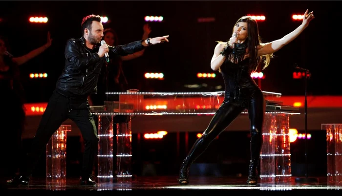Paula Seling și Ovi, pe scena Eurovision (2010) FOTO Arhivă