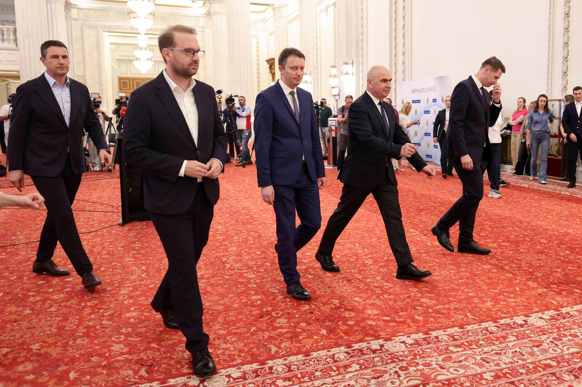 Declarații susținute de premierul desemnat pentru formarea guvernului și reprezentanții PNL, USR, UDMR