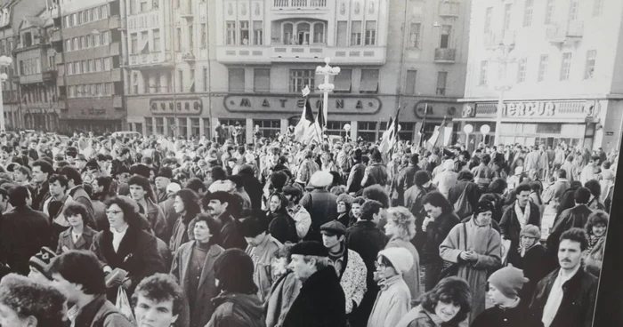 Timişoara a continuat revoluţia anticomunistă în anul 1990 FOTO Liviu Tulbure