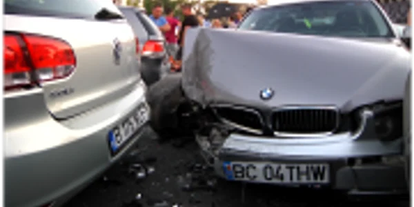 Accident in lant la Mamaia