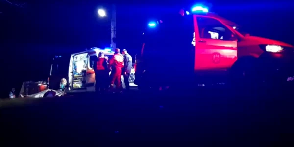Pietoni accidentați pe o zebră de pe DN7 în Tălmaciu Sibiu de un șofer fugar Foto Daciana Stoica