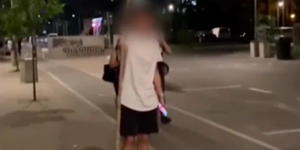 Copac din Mamaia rupt de un tânăr Sursa Primăria Constanţa