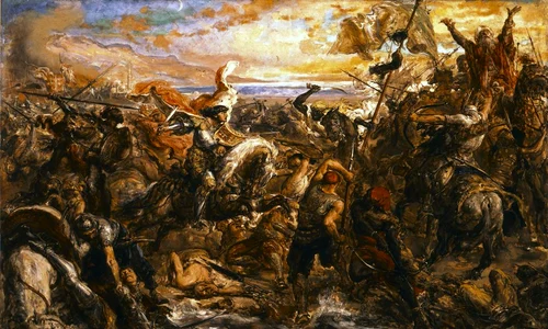 Bătălia de la Varna, pictură de Jan Matejko (© Muzeul de Arte Frumoase din Budapesta) 