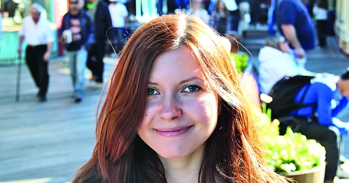 Lavinia Petrache (25 de ani) este a doua româncă inginer programator angajată la Facebook, în Silicon Valley FOTO: Arhiva personală