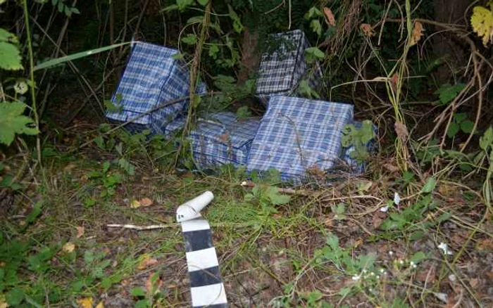 Tigarile au fost abandonate pe malul Prutului