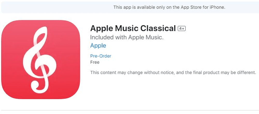 Apple Music Classical, aplicație pentru mobil dedicată muzicii clasice, lansată de gigantul din Cupertino