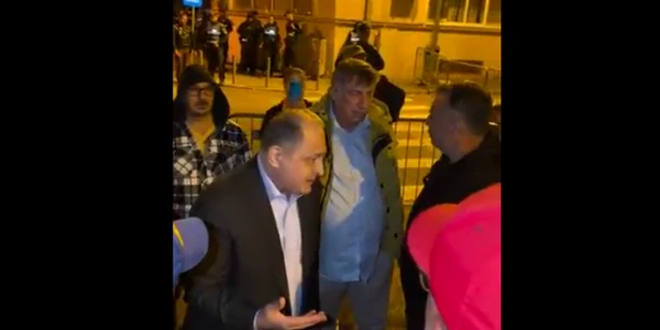 Marian Vanghelie protest pro Calin Georgescu captură X ak24 png