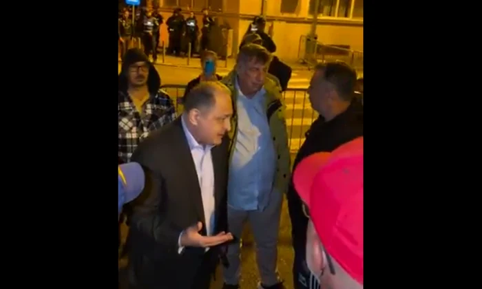 Marian Vanghelie protest pro Calin Georgescu captură X ak24 png