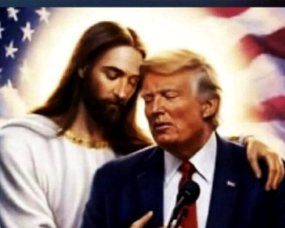 Imaginea generată de Donald Trump cu AI/sursă foto: arhivă
