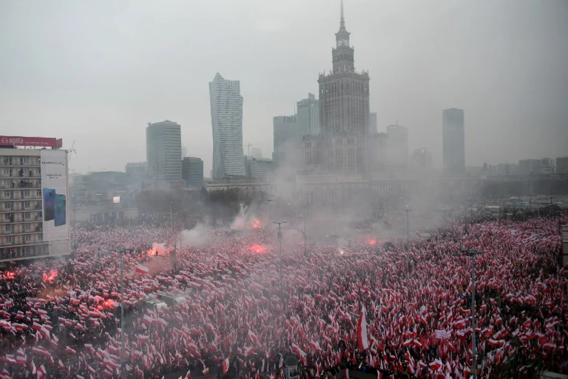 Marsul independentei Polonia FOTO AFP