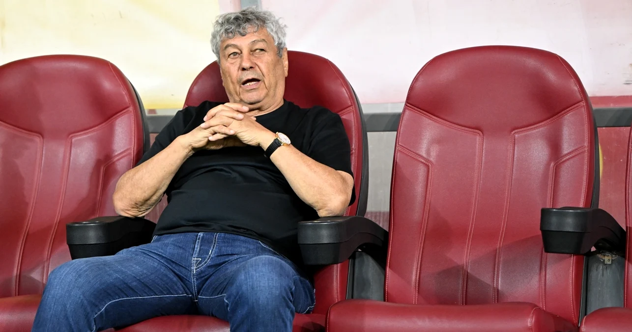 Lui Mircea Lucescu îi place să stea pe bancă   FOTO Sportpictures