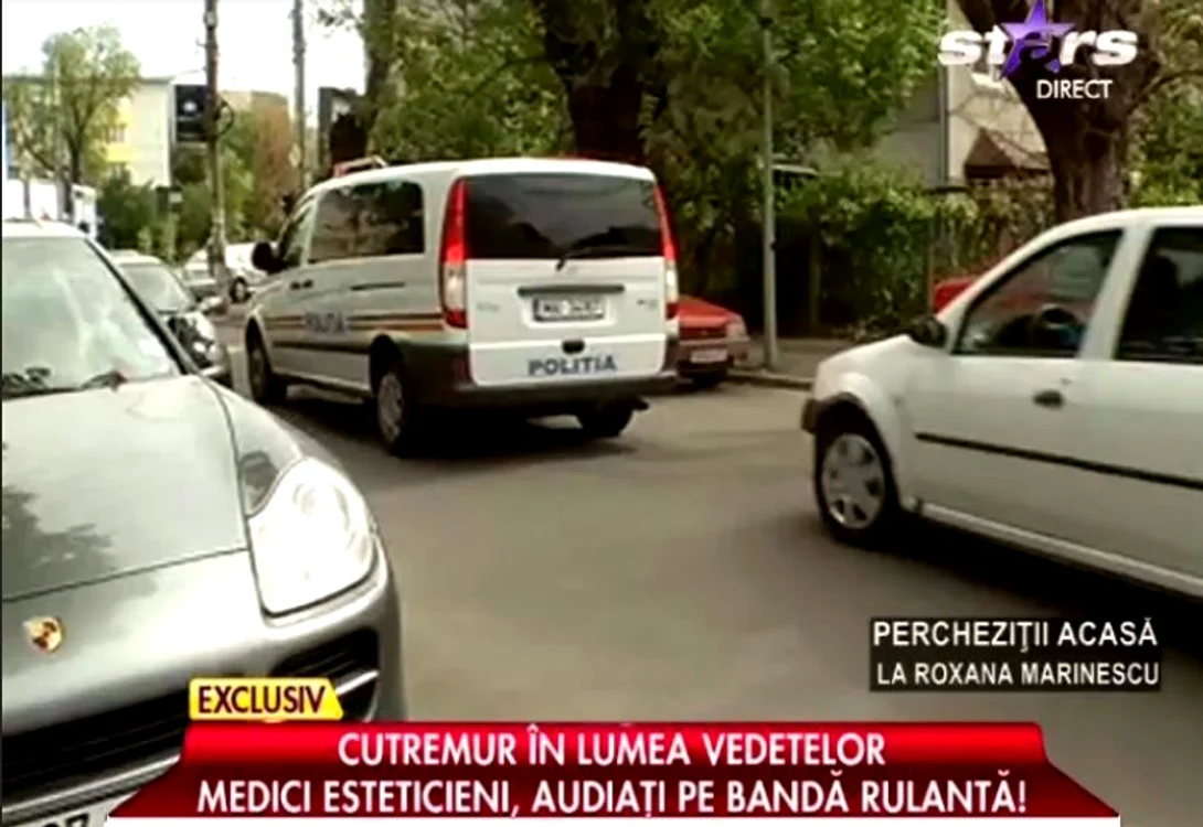 Duba de poliţie în care a fost  urcat Victor Scwartz