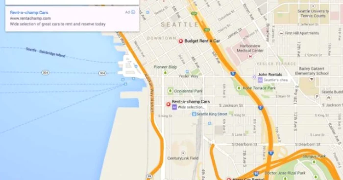 Noua interfaţă Google Maps se va folosi de carduri pentru a afişa informaţiile FOTO googlesystem.blogspot.com