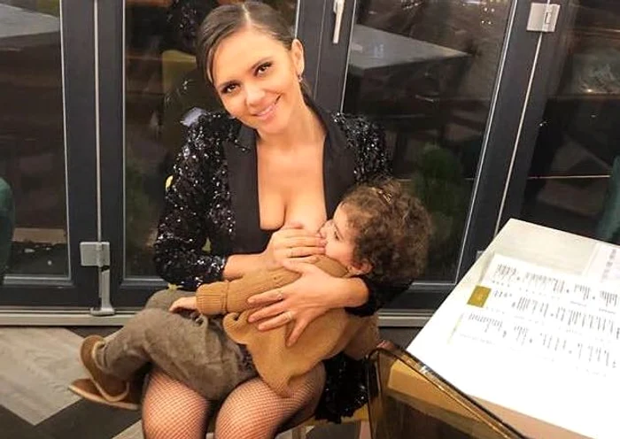 Ipostaza în care a fost surprinsă Cristina Șișcanu Foto: arhivă personală