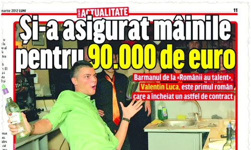 Singurul român care şi a asigurat mâinile jpeg