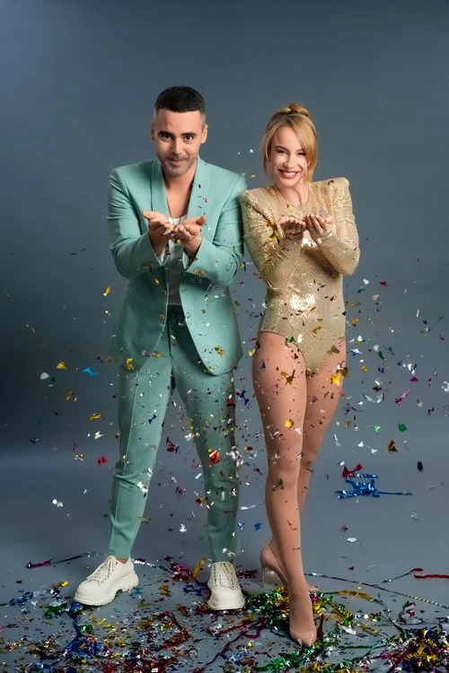 Sandra Izbașa și Răzvan Bănică foto Antena 14 jpg