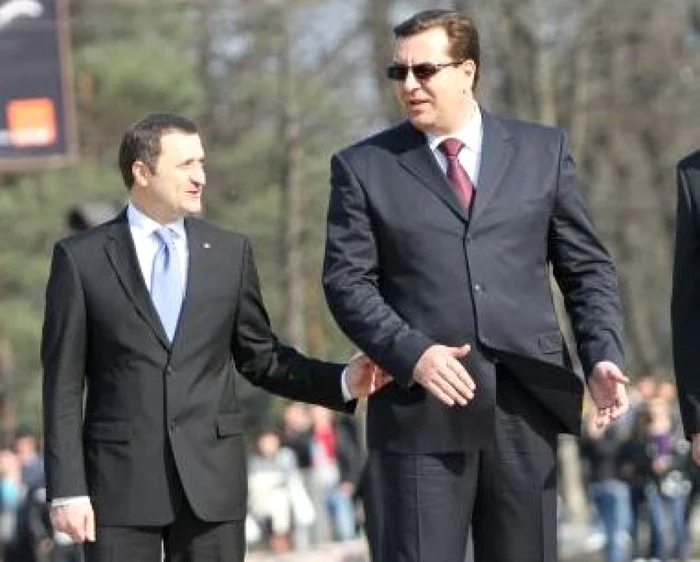 Vlad Filat, liderul PLDM şi Marian Lupu, liderul PD FOTO Adevărul