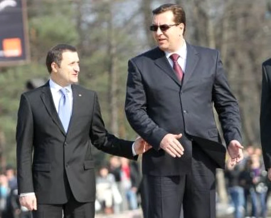 Vlad Filat, liderul PLDM şi Marian Lupu, liderul PD FOTO Adevărul