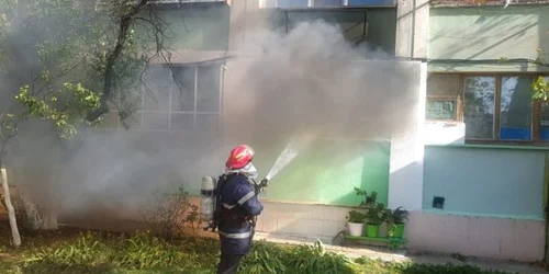 incendiu pompieri Galati 1