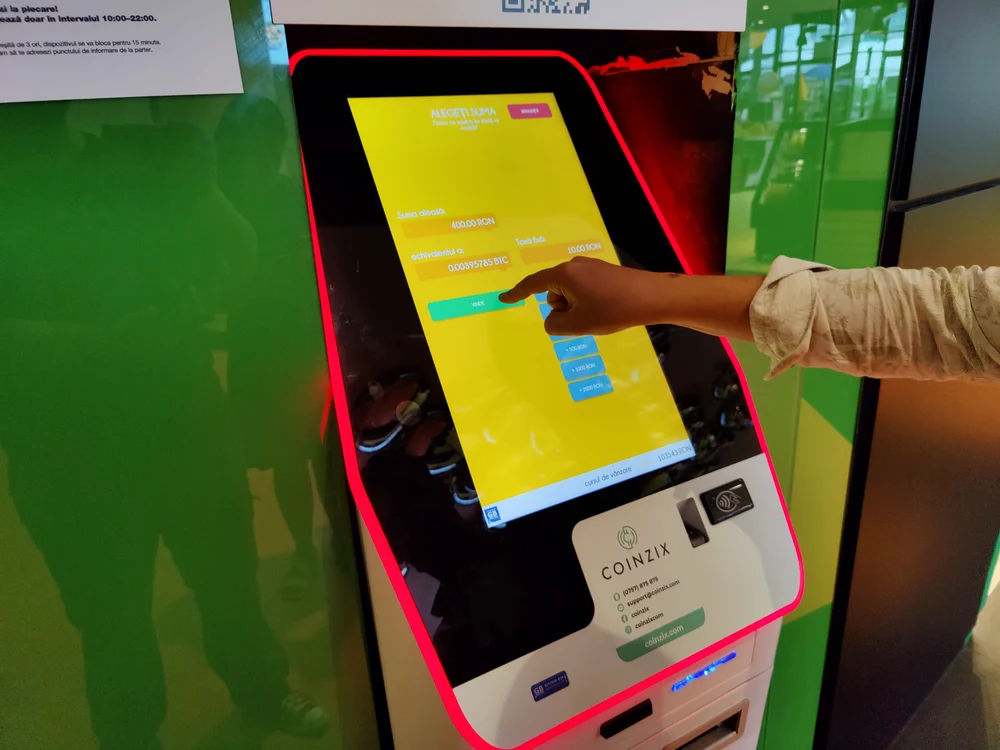 Bancomat COINZIX. FOTO Adevărul
