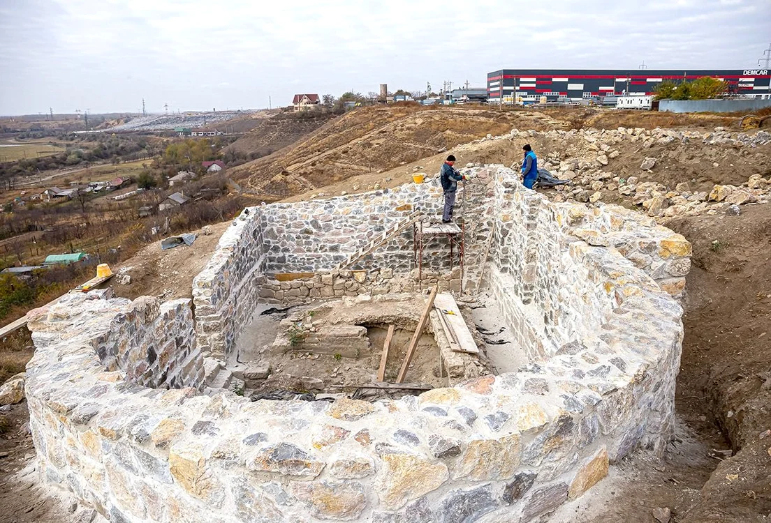 Castrul roman va fi restaurat cu fonduri europene FOTO: Primăria Galați 