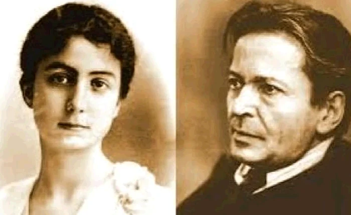 Prinţesa Maria Cantacuzino şi compozitorul George Enescu. FOTO: Arhivă