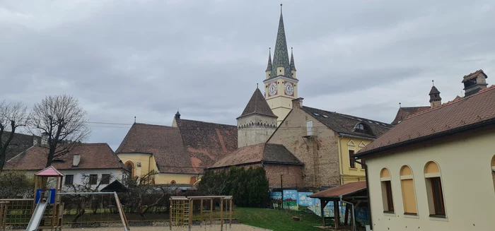 Descoperirea a fost făcită în Biserica Evanghelică Sfânta Margareta din Mediaș. FOTO: Adinel Dincă