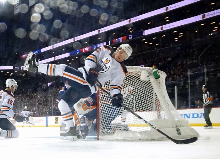 Colby Cave a jucat 11 meciuri pentru Edmonton OilersFoto: Guliver / GettyImages