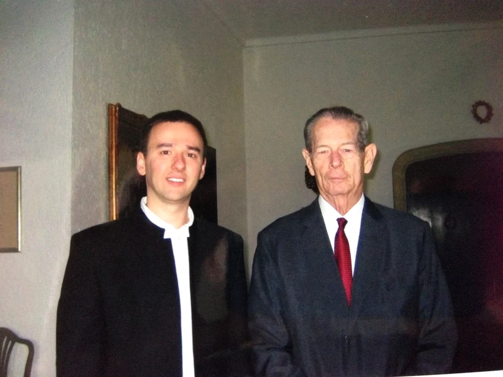 Eu, alături de Regele Mihai I FOTO Arhivă personală