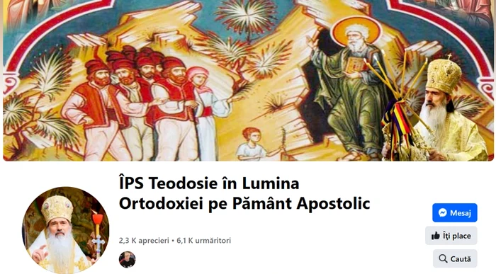 ÎPS Teodosie îl promovează pe candidatul Călin Georgescu. FOTO Facebook