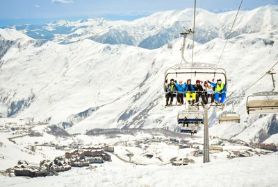 Telescaun în statiunea de schi Gudauri, Georgia FOTO Shutterstock 
