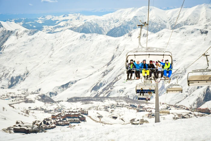 Statiunea de schi Gudauri, Georgia FOTO Shutterstock