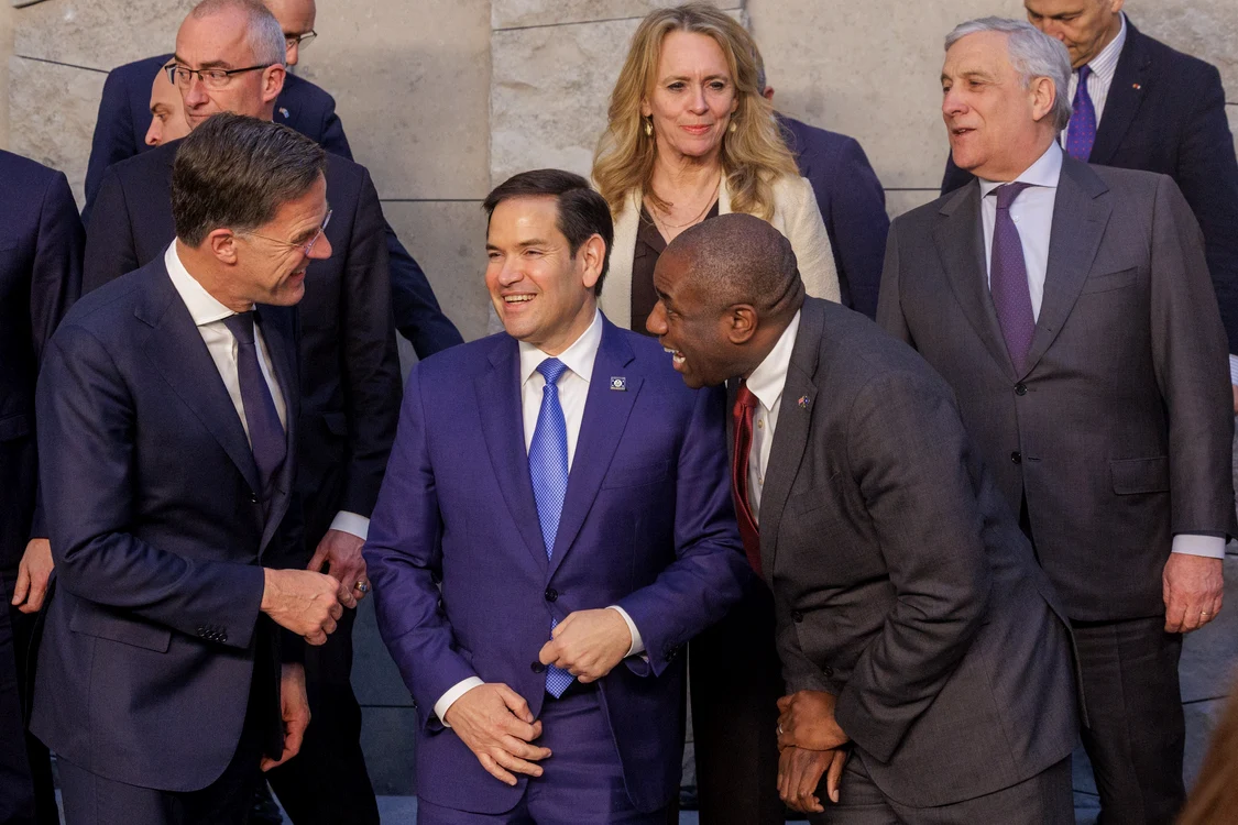 Secretarul de stat Marco Rubio la reuniunea miniștrilor de externe ai NATO la Bruxelles FOTO EPA-EFE