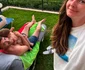 Marina și Daniel Nițoiu, cu bebelușul Filip în Corfu foto: arhivă personală 