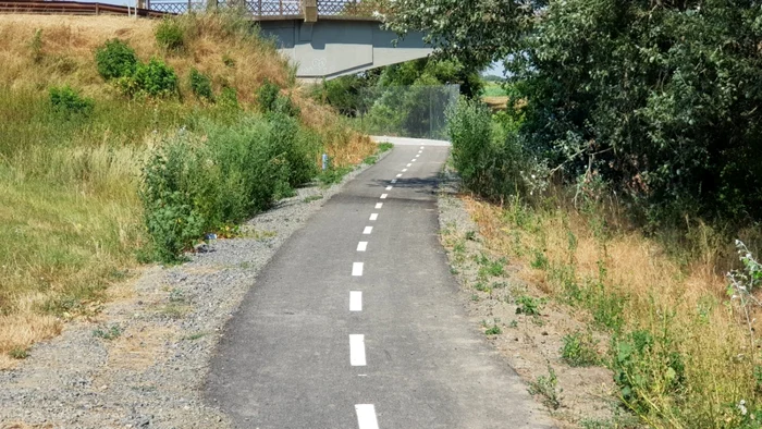 Cum arată pista de biciclete Timişoara-Zrenjanin pe partea sârbească FOTO Bartha Csaba