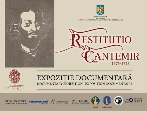 Proiectul RESTITUTIO CANTEMIR - 350 de ani de la nașterea lui Dimitrie Cantemir (foto: Arhivele Naționale ale României)