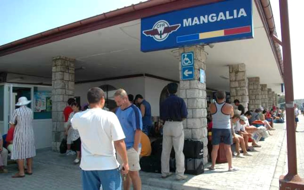 Gara din Mangalia FOTO Adevărul