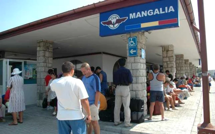 Gara din Mangalia FOTO Adevărul