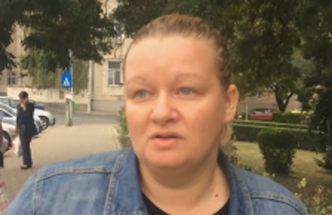 Dana Zamfir, fiica botoşăneanului internat cu arsuri grave la Iaşi FOTO Iulia Ciuhu
