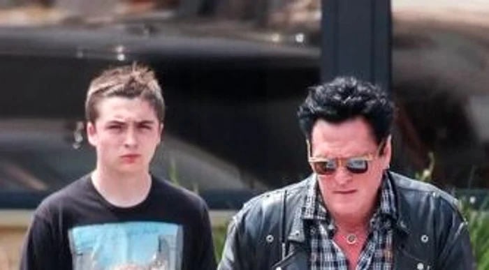 Madsen cu fiul decedat, Hudson Foto: Profimedia