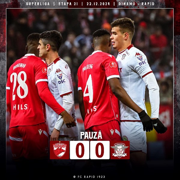 Dinamo - Rapid, derby încins doar în tribune. Ambele formații și-au ratat obiectivele