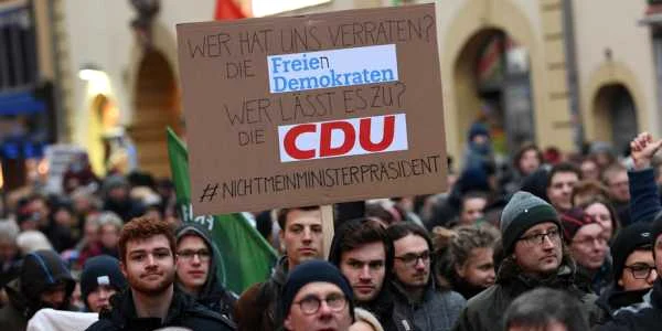 protest erfurt turingia anti extrema dreapta foto epa efe