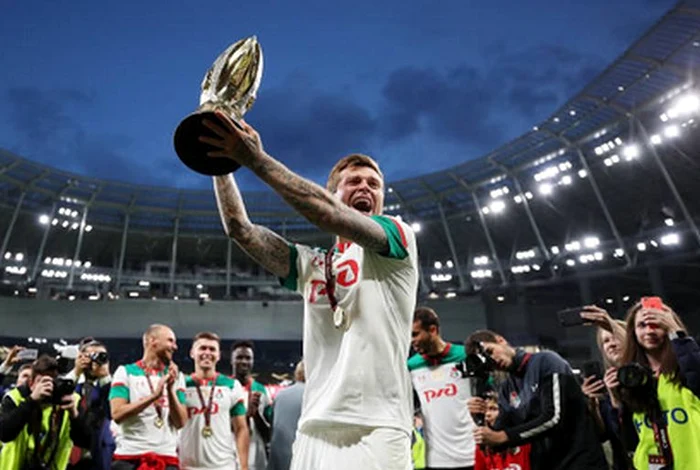 Smolov a cucerit Supercupa Rusiei cu Lokomotiv Moscova înainte de a se transfera la Celta VigoFoto: Guliver/ GettyImages
